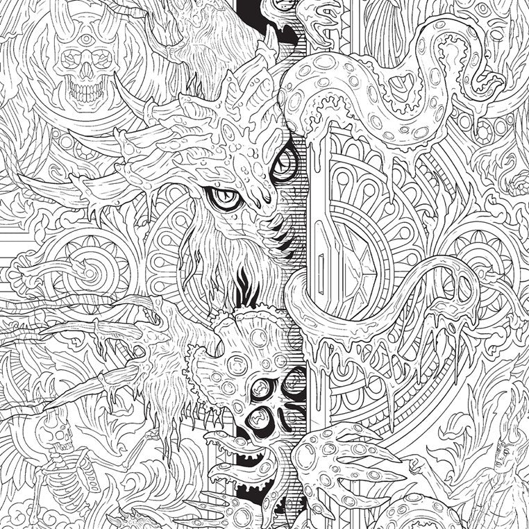 Best of Dark Art: The Haunted - A Sinister Colouring Book