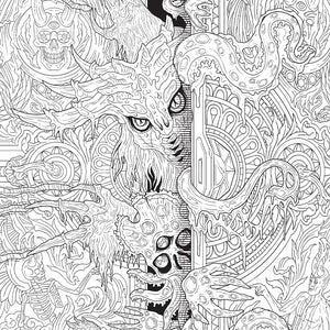 Best of Dark Art: The Haunted - A Sinister Colouring Book