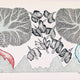 Birds in Flight Ink on Paper - Gond Art