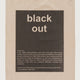 Black Out Tea Towel - Judy Watson