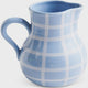Blue Bird Tartan Water Jug