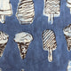 Ice Cream Blue Tshirt - Rajasthan Block Printed