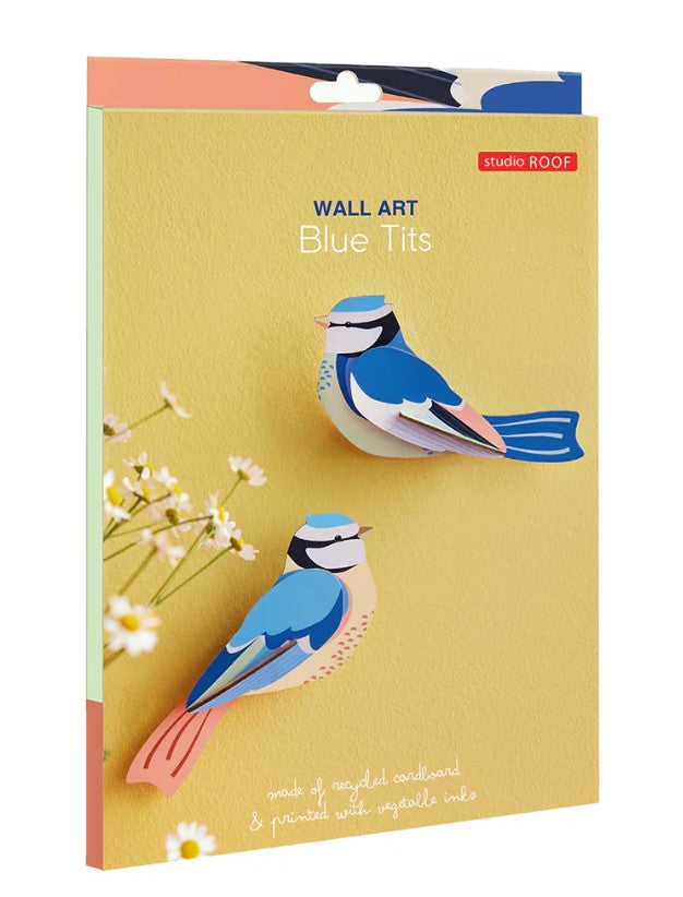 Blue Tit B6 Garden Birds Wall Art
