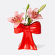 Bow Vase Red
