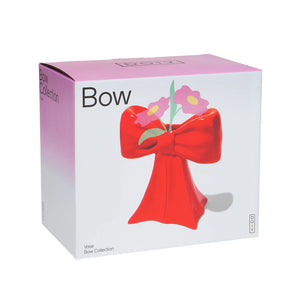 Bow Vase Red