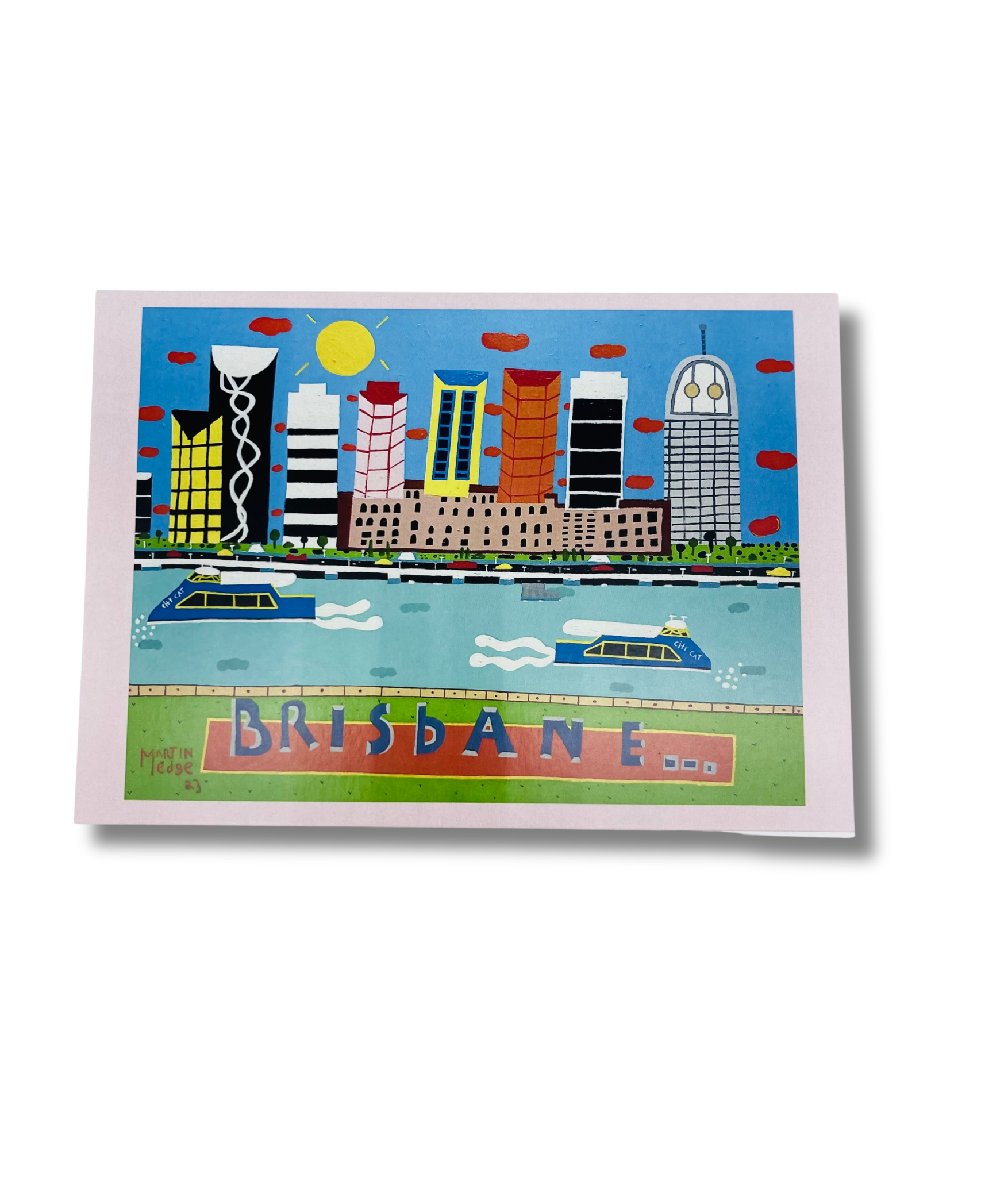 Brisbane Greeting Card - Martin Edge