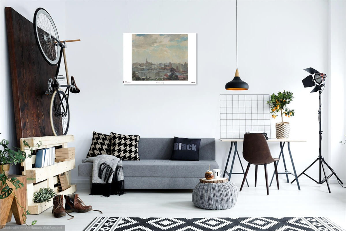 Brisbane Skyline Poster - Vera Leichney