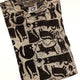 Cat Brown Beige Tshirt - Rajasthan Block Printed