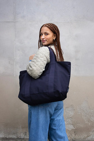 Black Carryall Tote Bag