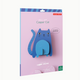 Casper Cat A4 Donna Wilson Creatures Wall Art