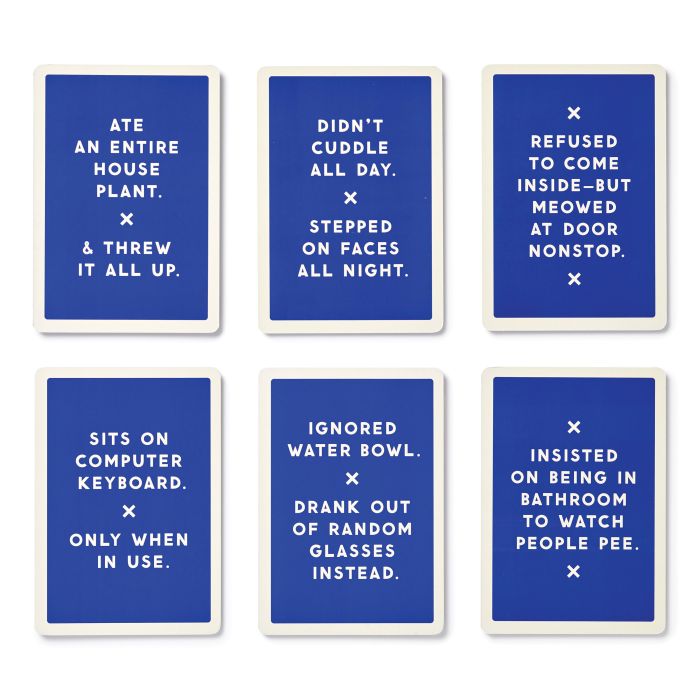 Because This Cat Is Embarrassing Card Set