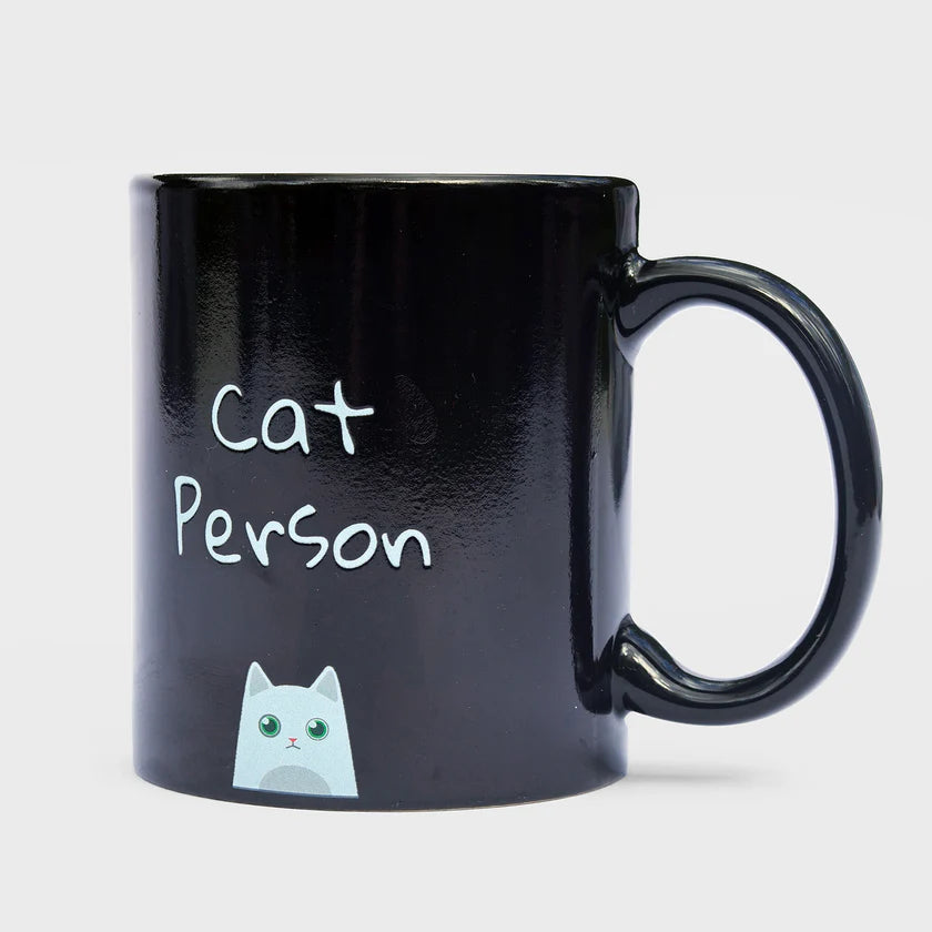 Crazy Cat Person Heat Change Mug