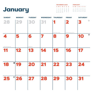 Catffirmations 2026 Wall Calendar