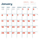Catffirmations 2026 Wall Calendar
