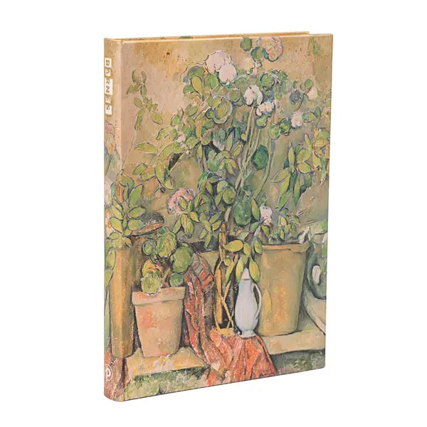 Cezanne's Terracotta Pots and Flowers Midi Journal