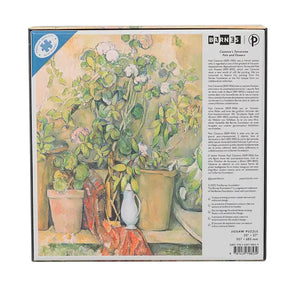 Cezanne's Terracotta Pots and Flowers 1000 Piece Jigsaw Puzzle