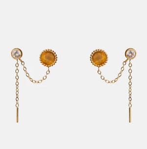 Chloris Tigers Eye Earrings