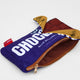 Chocolate Plush Zip Pouch