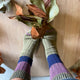Chunky Rib Wool Socks Khaki