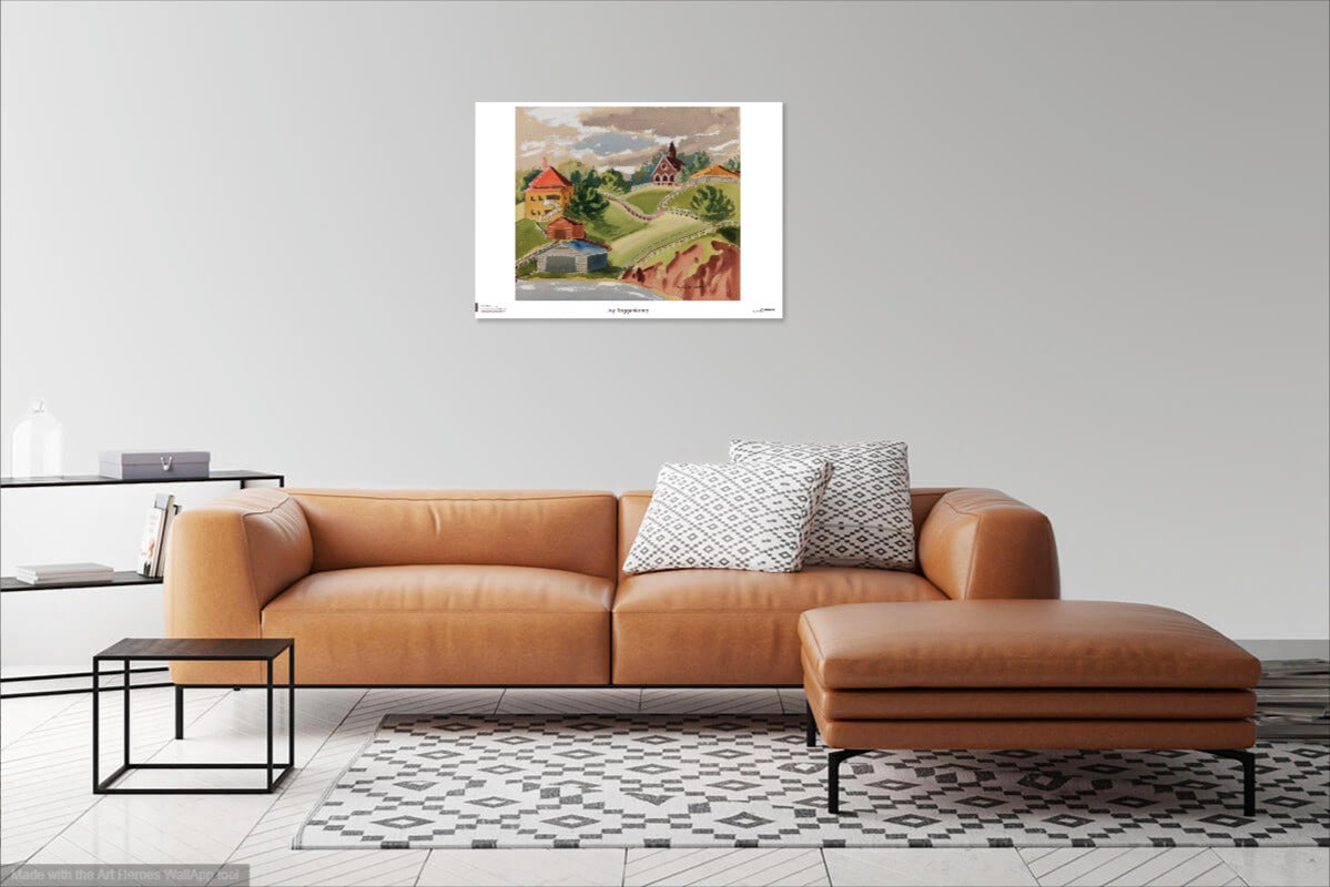 Church at Sandgate Poster - Joy Roggenkamp