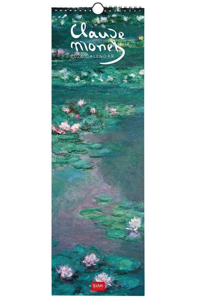 Claude Monet Long Calendar 2026