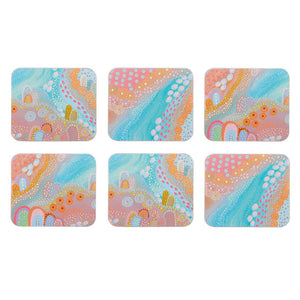 Koort Boodja - Heart Country Assorted 6pk Coasters