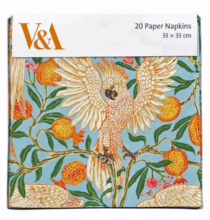Cockatoo and Pomegranate Paper Napkins