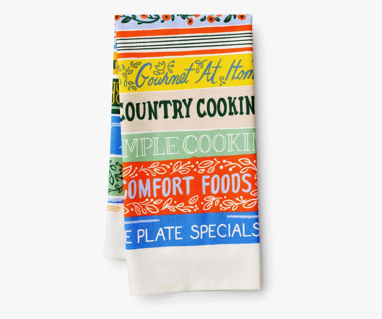 Cookbooks Fields Tea Towel