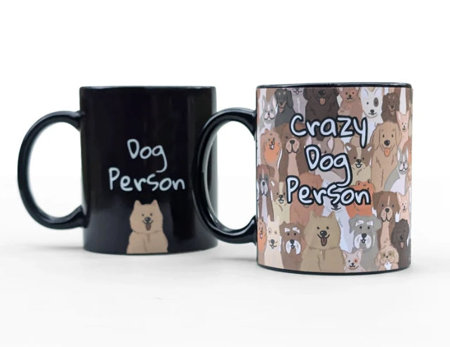 Crazy Dog Person Heat Change Mug