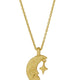 Crescent Moon Pendant Necklace