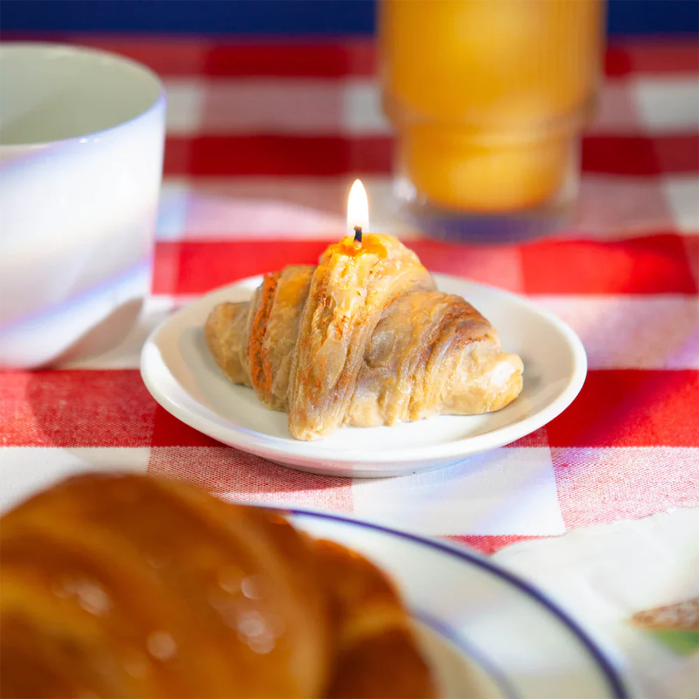 Good Morning Croissant Candle