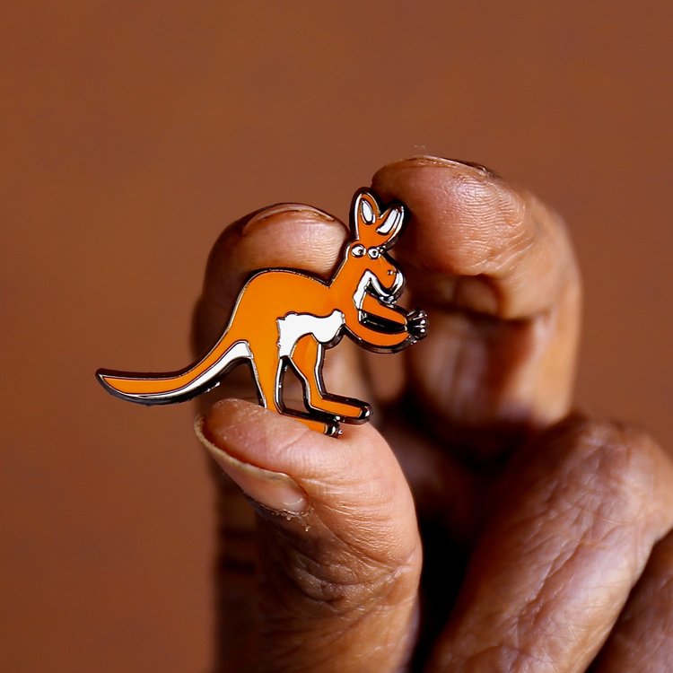 Kere Aherre (Kangaroo) Enamel Pin