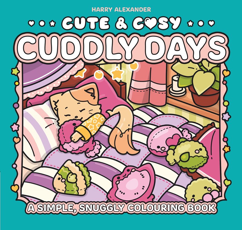 Cute & Cosy: Cuddly Days - A Simple, Snuggly Colouring Book