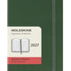 Daily Hardcover Diary Pocket Myrtle Green 2027