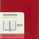 Daily Hardcover Diary Pocket Scarlet Red 2027
