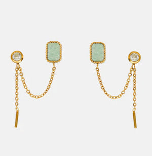 Damona Earrings Aventurine