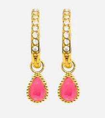 Daphne Rose Agate Earrings