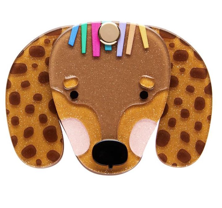 Darcy the Dachshund Mirror Compact