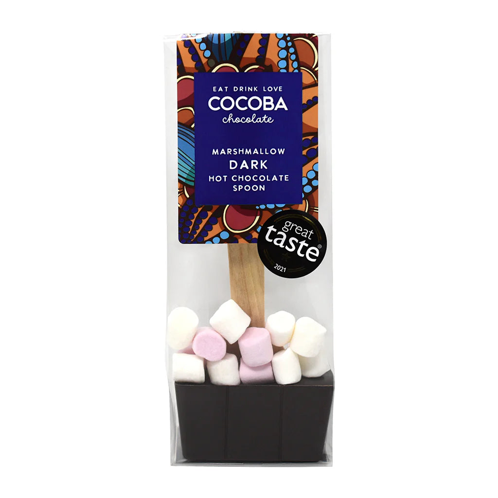 Marshmallow Dark Hot Chocolate Spoon 50g