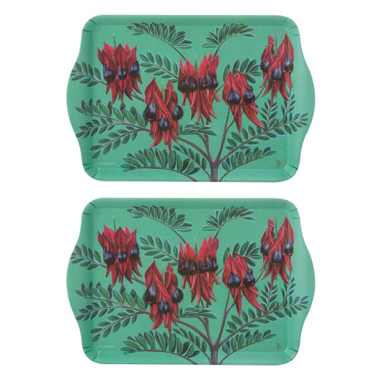 Native Flora Sturt's Desert Pea 2pk Scatter Tray