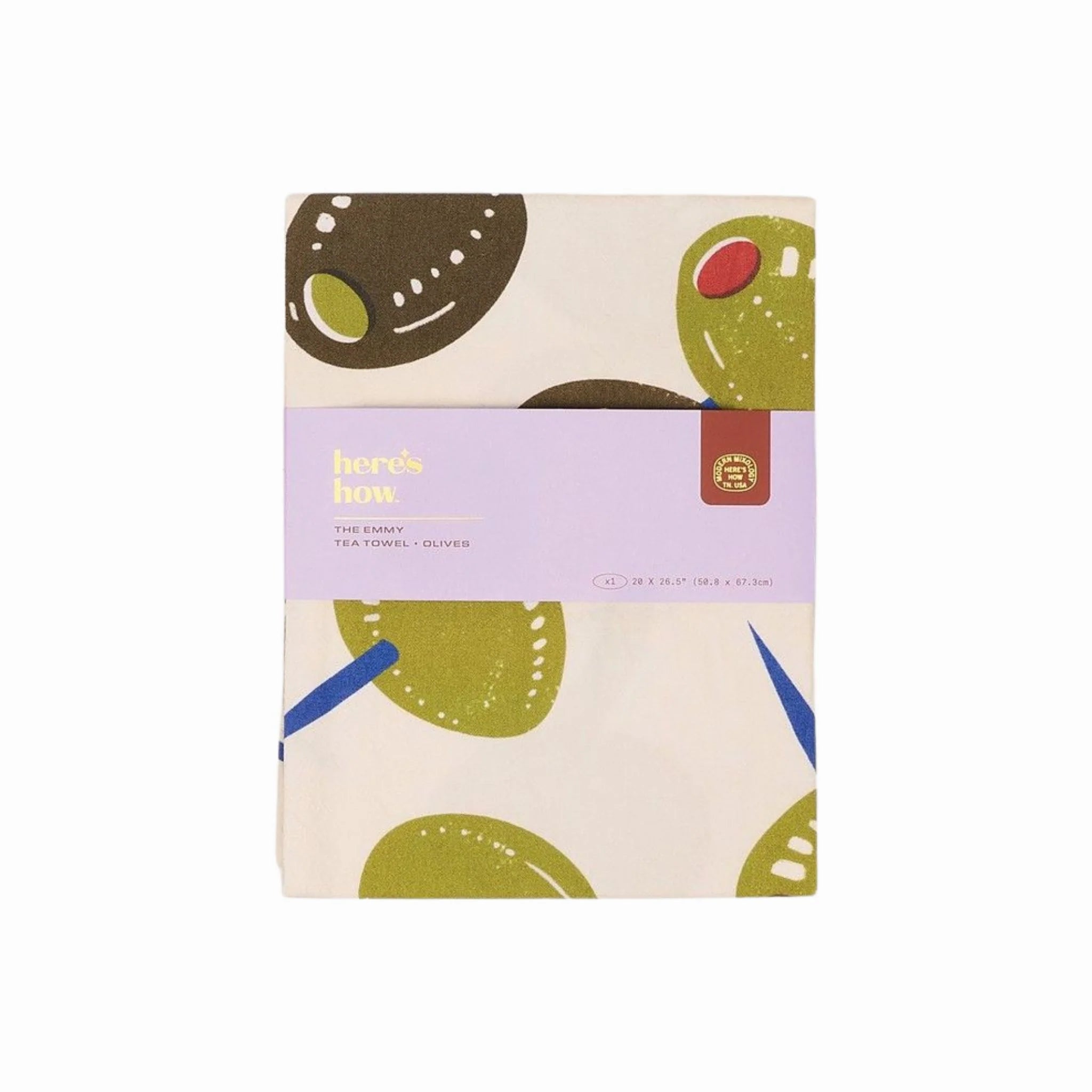Emmy Tea Towel - Olives