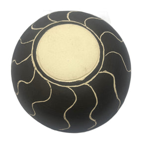 Kakan "Black Palm" Dillybag Ceramic Bowl - Margaret Rocky