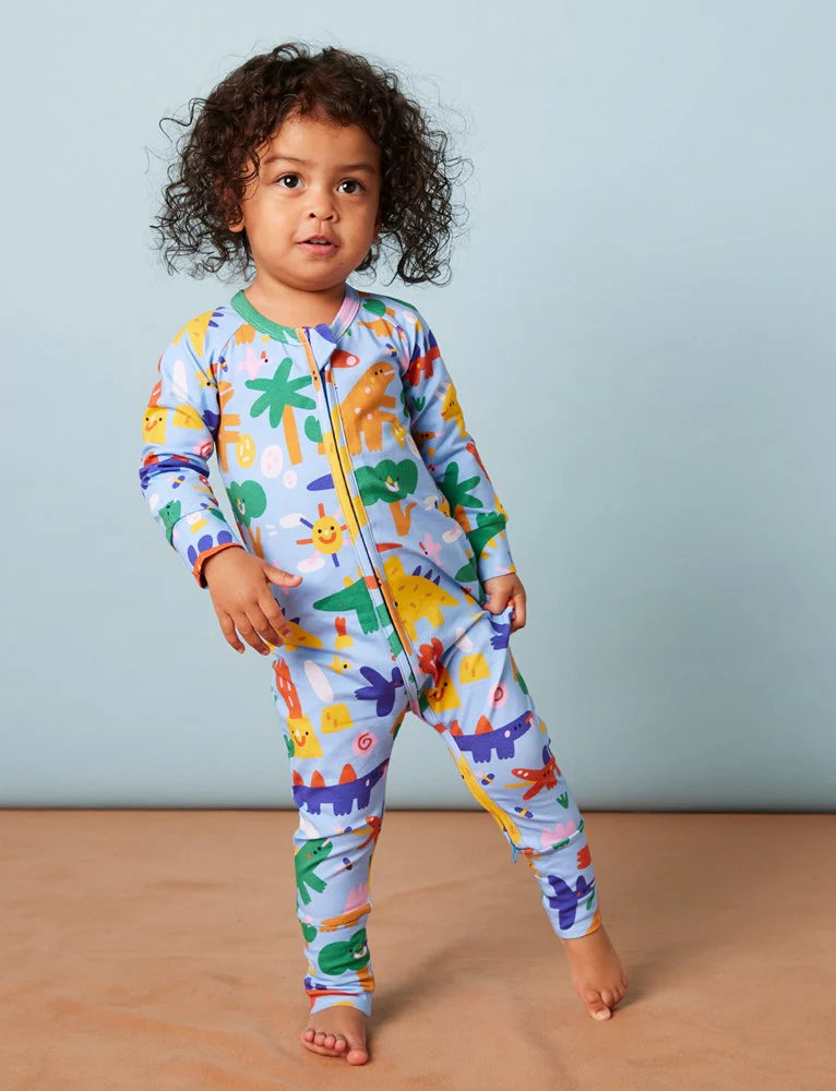 Dino Days Long Sleeve Romper