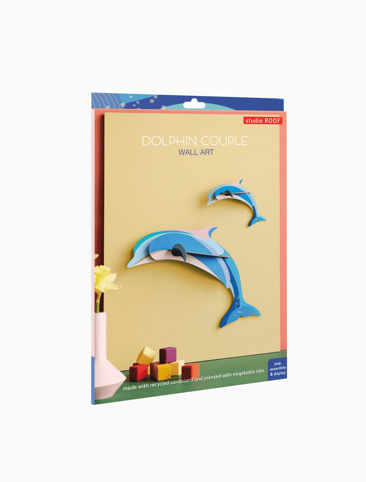 Dolphin Couple A4 Sea Creatures Wall Art