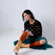 Dotty Long Socks Paprika
