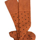 Dotty Long Socks Paprika
