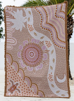 The Drift Of Our Elders Recycled Cotton Throw