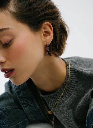 Persephone Earrings Moonstone