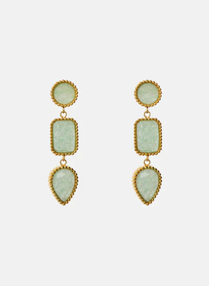 Persephone Earrings Aventurine