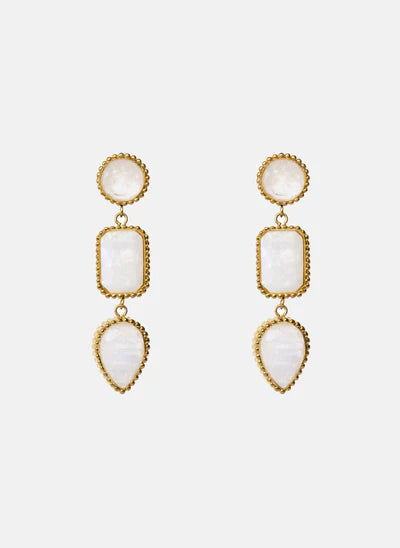 Persephone Earrings Moonstone